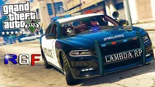 Lambda RP🔴Grand Theft Auto V🔴(14) кадет полиции