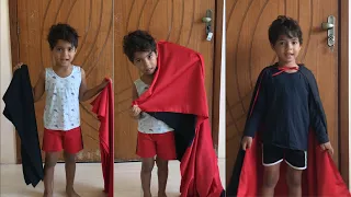 DIY - CAPA INFANTIl (super herói)