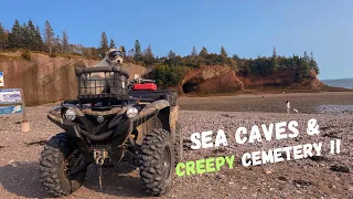 ATV Ride to the Coast - Beautiful Waterfalls, Trail Lunch & a Old Cemetery in the Woods !