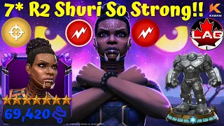 7-Star Rank 2 Shuri So Powerful!! Epic Gameplay Showcase! So Much Shock Damage+Utility! - MCOC