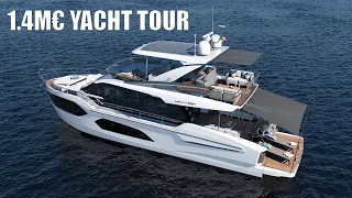 1.4M€ Yacht Tour - Absolute 60 Fly 2022