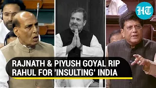 Modi ministers blast Rahul Gandhi for ‘defaming’ India in London; Ruckus inside Parliament | Watch