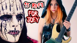 15 Slipknot / Murderdolls Riffs | ♰ Tribute ♰ | to Joey Jordison