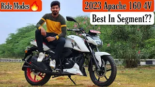 2023 Apache 160 4V Review! New Exhaust🔥 Ride Modes!! தமிழில்