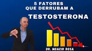 TESTOSTERONA: 5 Fatores Que Derrubam || Dr. Moacir Rosa