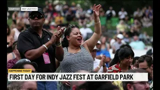 Frist day for Indy Jazz Fest at Garfield Park