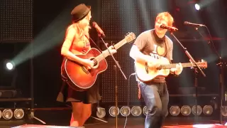 Ed Sheeran and surprise guest Taylor Swift "Everything Has Changed" at MSG 11/1- HQ