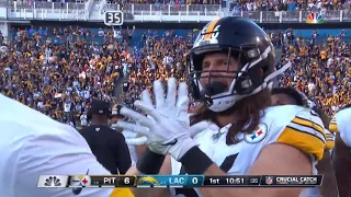 Devin Bush Fumble Recovery Touchdown | Steelers vs. Chargers | NFL