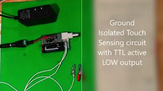 Touch Sensor Circuit with Ground Isolation