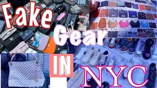 Come with me fake gear in NYC 40$ designer dupes in New York City