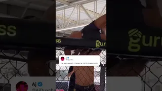 Charles Oliveira casually throwing people in training 😂 (via @charlesdobronxs/X) #UFC294