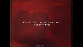 steve lacy-dark red (slowed+reverb) [lyric video]
