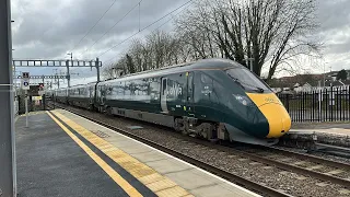 Great Western Railway and CrossCountry Trains at Didcot Parkway on February 25th 2023