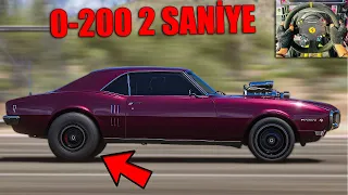 0-200'ü 2 SANİYE OLAN AMERİKAN KLASİĞİ - 1968 Pontiac FireBird - Forza Horizon 5