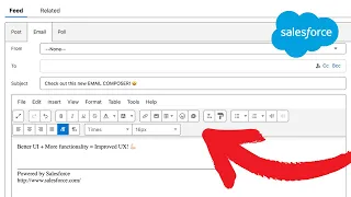 First look at the Lightning Editor for Email Composers ⚡