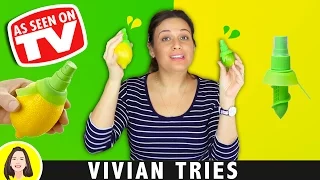 Citrus Spray Kitchen Gadgets Put to the Test - New Vivian Tries Kitchen Gadgets