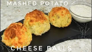 Air Fryer Cheese Stuffed Mashed Potato Balls - Air Fryer Recipes