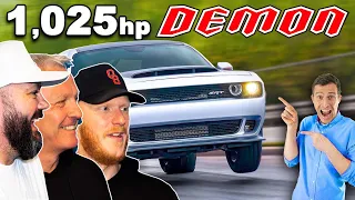 New 1025hp Dodge Demon: 0-60mph in 1.66 seconds REACTION | OFFICE BLOKES REACT!!