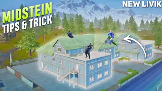 TOP 5 TIPS & TRICK FOR NEW MIDSTEIN IN LIVIK MAP || NEW LIVIK MAP TIPS & TRICK IN BGMI