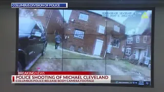 Columbus police release body camera footage of officer shooting man