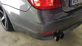 Cold Start BMW 545i E60 N62B44 333KM + Fox Exhaust