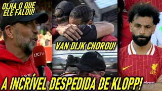 A EMOCIONANTE DESPEDIDA de KLOPP! - JOGADORES CHORARAM! - OLHA O QUE ELE FALOU!