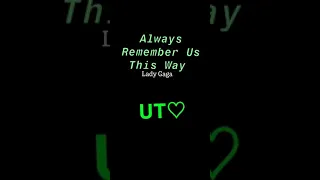 Always Remember Us This Way-Ukulele Cover❤