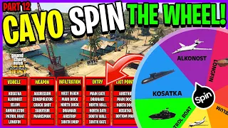 Cayo Perico Heist But The Wheel Decides How I Do EVERYTHING! GTA 5 Online