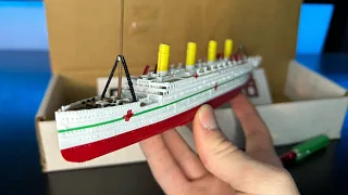 Britannic model unboxing and review, Britannic sinking