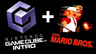 Nintendo Gamecube intro but it's actually Super Mario Bros 1-1