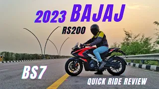 2023 Bajaj RS200 BS7 Detailed Ride Review | E20 Update, New Price | Worth Buying In 2023?