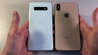 Samsung Galaxy S10+ против iPhone XS Max