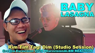Baby Lasagna - Rim Tim Tagi Dim (Studio Session) | Croatia 🇭🇷 | #EurovisionALBM REACTION