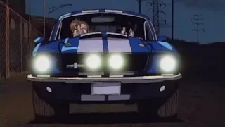 Gunsmith Cats - Car Chase (English Sub) | Shelby GT500 Mustang