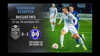 Ислочь 0:2 БАТЭ. Видеообзор игры