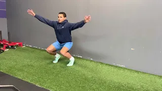 Floating Heel Squat to Hinge Combo