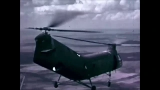 US Army Piasecki H-21C Shawnee in support of South Vietnamese troops (1963)