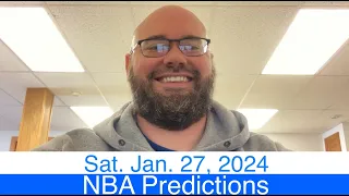 NBA Picks (1-27-24) Saturday Basketball Free Daily Sports Predictions