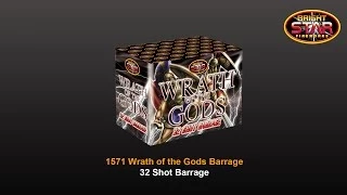 Bright Star Fireworks - 1571 Wrath of the Gods 32 Shot Barrage