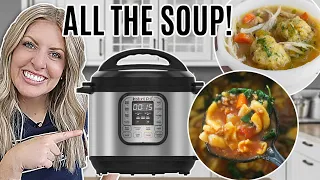 20 of the BEST SOUPS To Make In The Instant Pot!