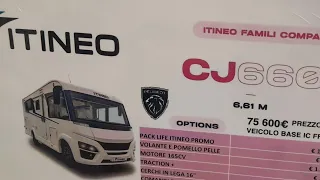 Itineo CJ 660 Motorhome  - Salone del camper 2023 - camper family compact - novità ed anteprime 2024