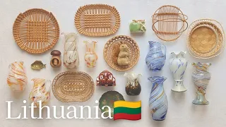 The flea market in Lithuania│Antique & vintage│Baltic countries│Haul│Trip Vlog