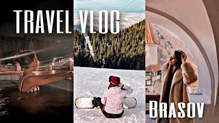 Vlog de călătorie| Poiana Brașov, snowboarding și o vizita la Bran