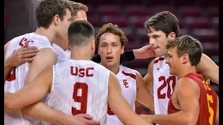 Recap: USC men's volleyball completes undefeated season at home after outlasting UCLA in five sets