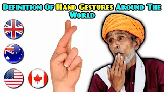 Villagers React To Meanings Of Hand Gestures Around The World ! Tribal People React To Hand Gestures