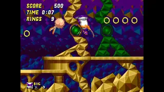 Sonic The Hedgehog 2 Pink Edition Hidden Palace Zone (Big the Cat)(with Cream)(Search for Froggy)