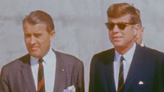 John F Kennedy Tours NASA's Launch Operations Center with Wernher von Braun
