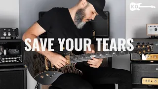 The Weeknd - Save Your Tears - Electric Guitar Cover by Kfir Ochaion