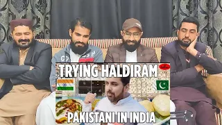 Haldiram food / Delhi Food/ Pakistani visiting india 🇮🇳 🇵🇰     #PakistaniReaction