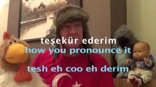 THANK YOU in Turkish - Turkish Language Lessons - Jingle Jeff | Professor Giggle